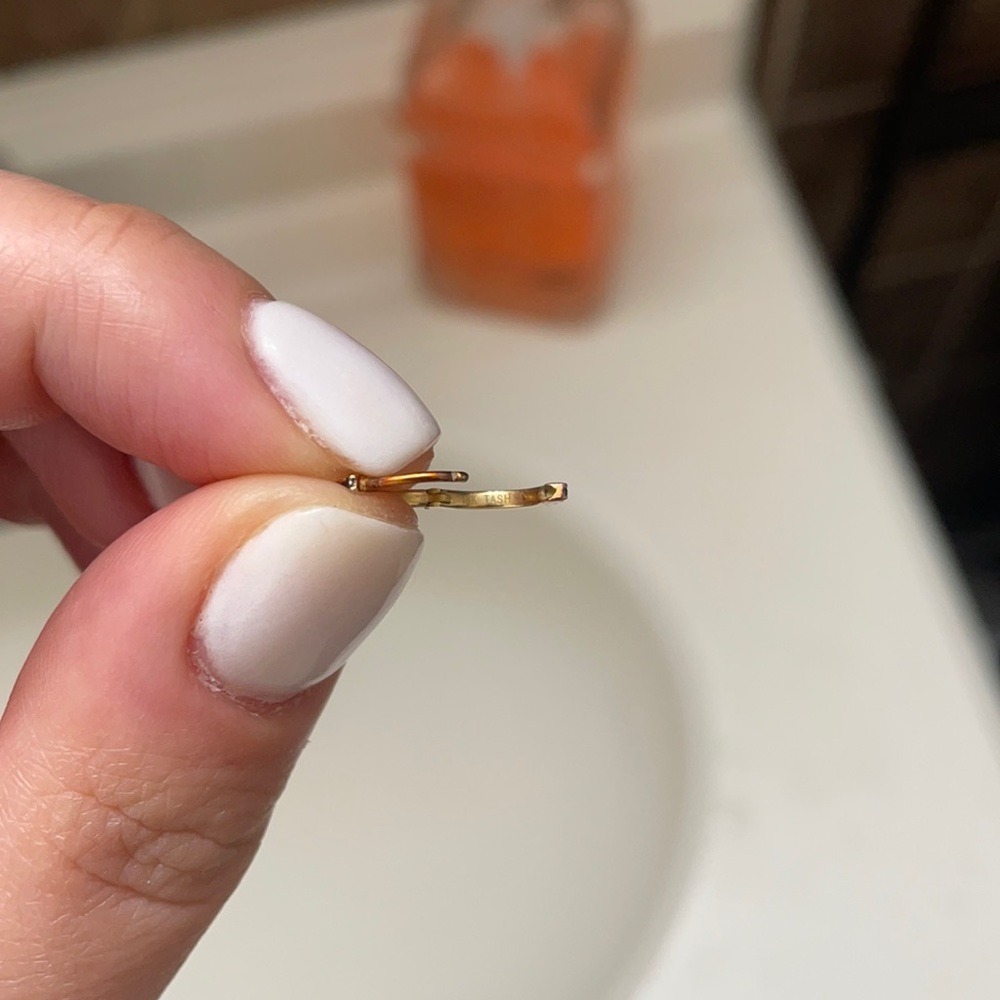 Maria tash black diamond eternity hoop